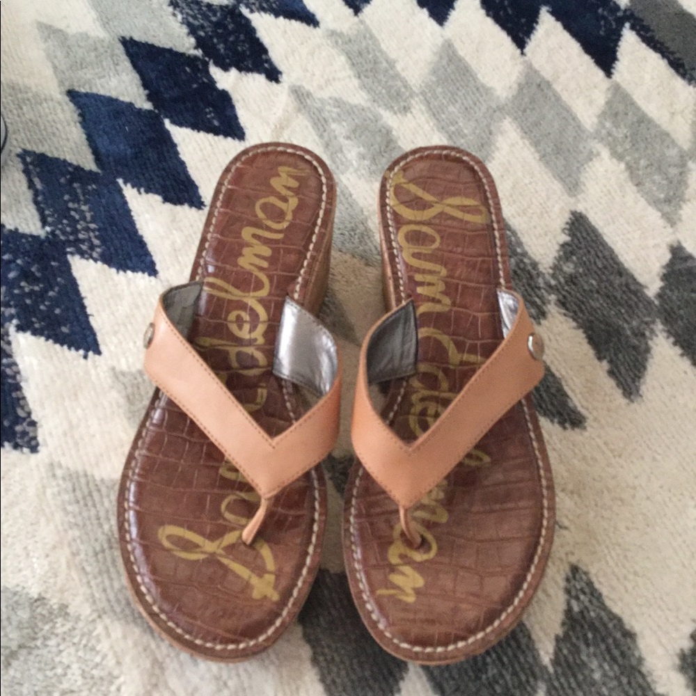 Sam Edelman Flip Flop Wedges
